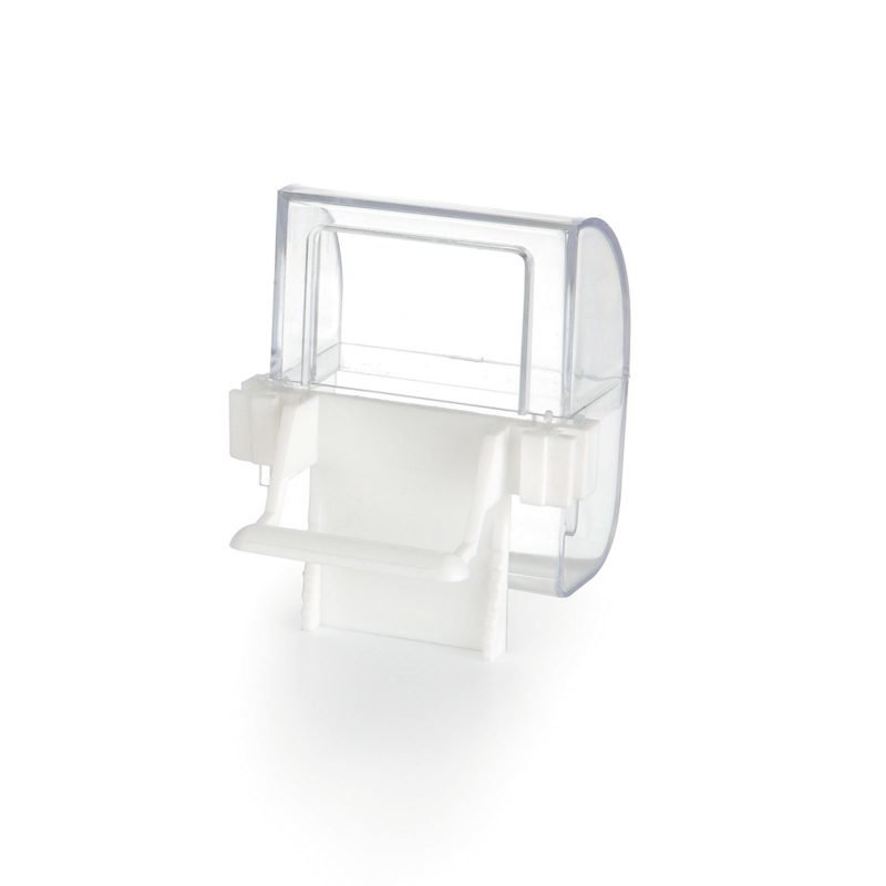 Beeztees muovinen ruoka- ja vesiautomaatti valkoinen läpinäkyvä 2 kpl