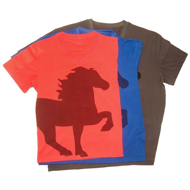 Karlslund t-paita hevosen kuvalla