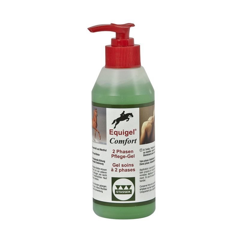 Stassek Aloe Veraa sisältävä viilentävä ja rauhoittava Equigel Comfort 250 ml