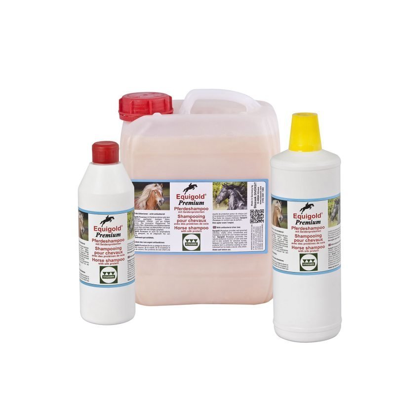 Stassek Equigold Premium hevosen shampoo 2 litraa