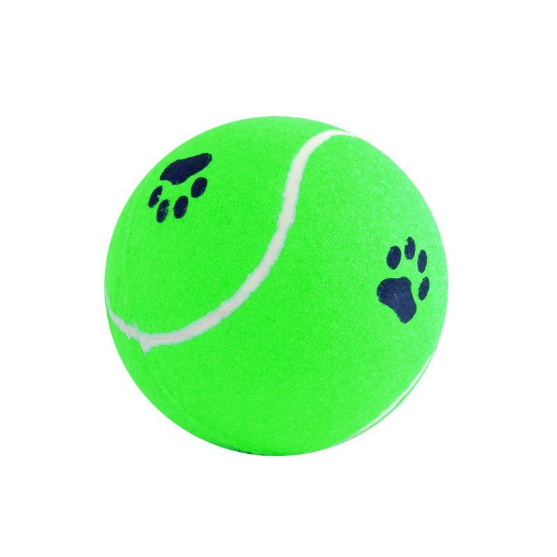 Tennispallo jumbo tassukuviolla värilajitelma 12 cm
